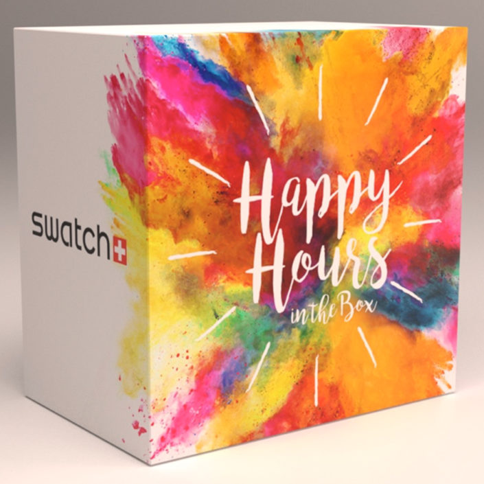 Swatch – Packaging agence lauris agency marketing promotion suisse