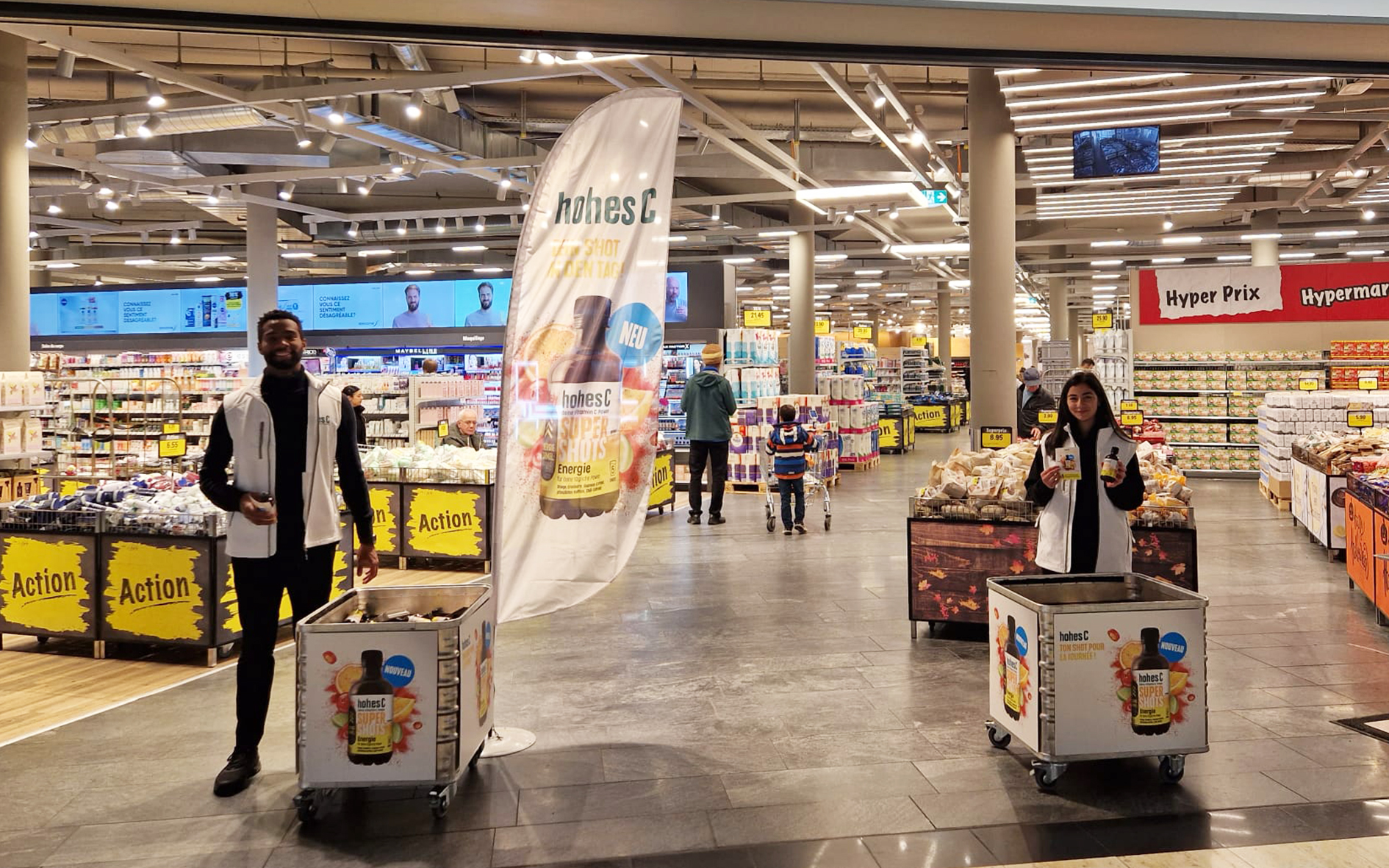 Agence marketing opérationnel promotion vente suisse romandie street guerilla outdoor instore shopper agency