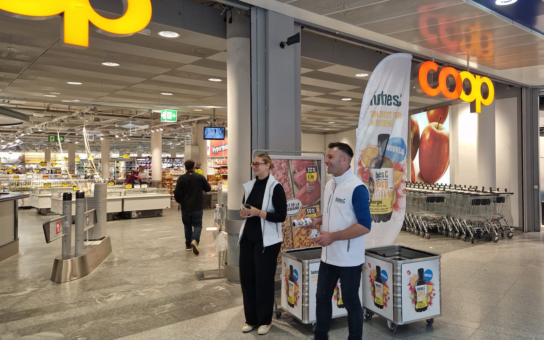 Agence marketing opérationnel promotion vente suisse romandie street guerilla outdoor instore shopper agency
