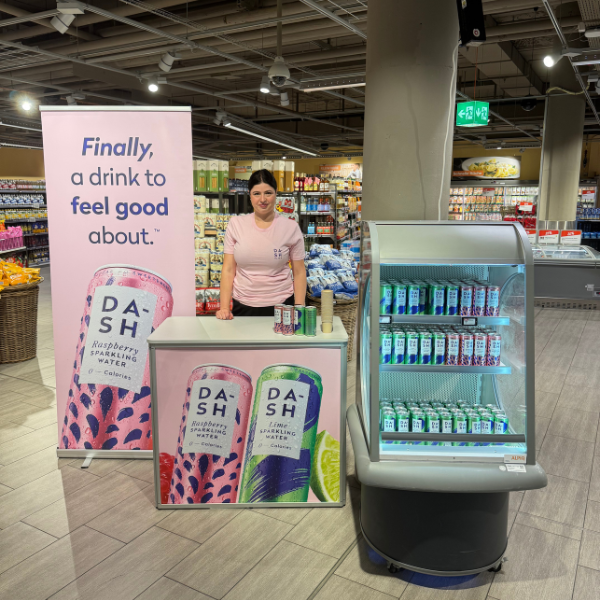 DASH Water – Dégustations nationales