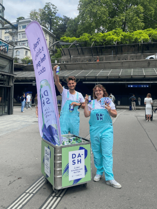 DASH WATER – Sampling gares